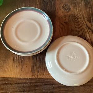 Pfaltzgraff Juniper Vintage Saucers - set of 4